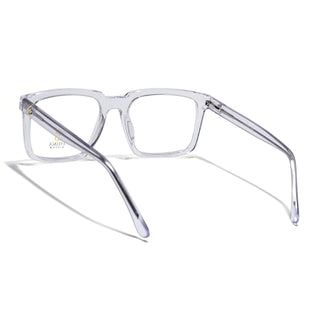 Eyejack Transparent Wayfarer Eyeglasses for Men & Women (668809FCL2423)