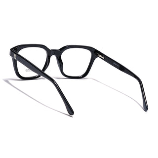 Eyejack Shine Black Wayfarer Eyeglasses for Men & Women (668810FCL2424)