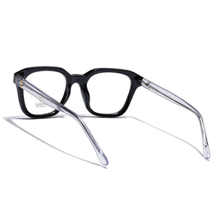 Eyejack Shine Black Wayfarer Eyeglasses for Men & Women (668810FCL2425)