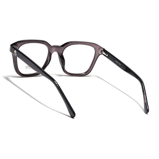 Eyejack Grey Wayfarer Eyeglasses for Men & Women (668810FCL2427)