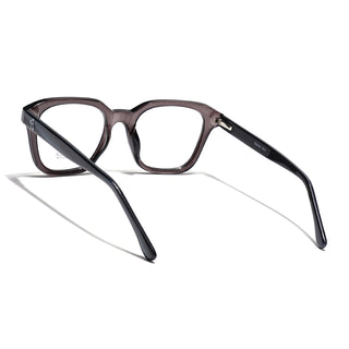 Eyejack Grey Wayfarer Eyeglasses for Men & Women (668810FCL2428)