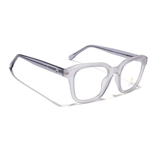 Eyejack Matt Grey Wayfarer Eyeglasses for Men & Women (668810FCL2429)