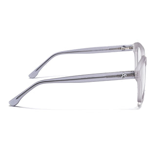 Eyejack Matt Grey Wayfarer Eyeglasses for Men & Women (668810FCL2429)