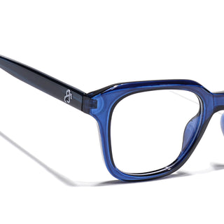 Eyejack Navy Blue Wayfarer Eyeglasses for Men & Women (668810FCL2430)