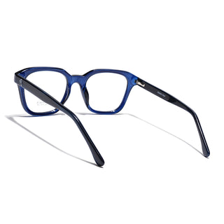 Eyejack Navy Blue Wayfarer Eyeglasses for Men & Women (668810FCL2430)