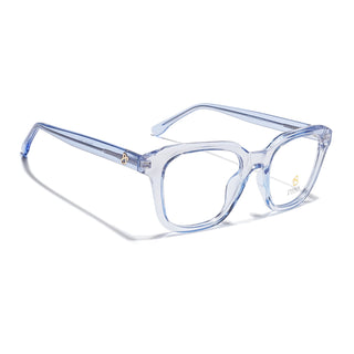 Eyejack Light Blue Wayfarer Eyeglasses for Men & Women (668810FCL2431)