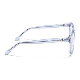 Eyejack Light Blue Wayfarer Eyeglasses for Men & Women (668810FCL2431)