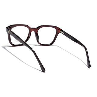 Eyejack Brown Wayfarer Eyeglasses for Men & Women (668810FCL2432)