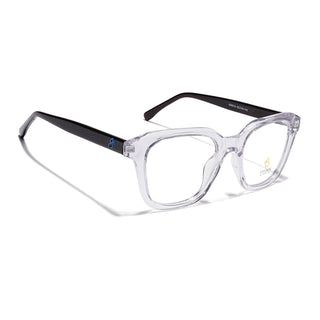 Eyejack Transparent Wayfarer Eyeglasses for Men & Women (668810FCL2434)