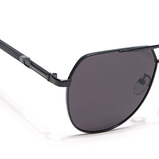 Eyejack Black Aviator Sunglasses for Men & Women (7008CL869)