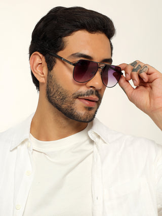 Eyejack Grey Aviator Sunglasses for Men & Women (7008CL870)