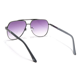 Eyejack Grey Aviator Sunglasses for Men & Women (7008CL870)