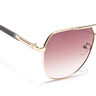 Eyejack Golden Aviator Sunglasses for Men & Women (7008CL872)