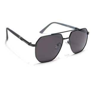 Eyejack Black Square Sunglasses for Men & Women (7009CL873)