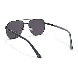 Eyejack Black Square Sunglasses for Men & Women (7009CL873)