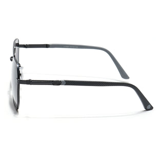 Eyejack Black Square Sunglasses for Men & Women (7009CL873)