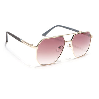 Eyejack Golden Square Sunglasses for Men & Women (7009CL875)