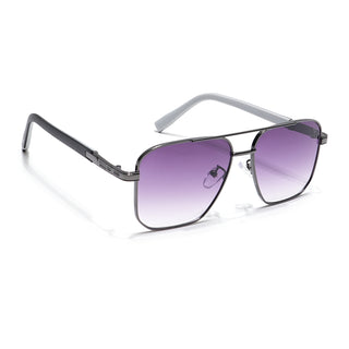 Eyejack Grey Square Sunglasses for Men & Women (7018CL827)