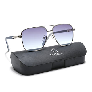 Eyejack Sliver Square Sunglasses for Men & Women (7018CL828)