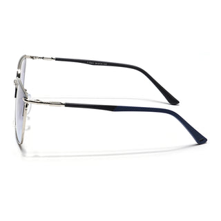 Eyejack Silver & Black Square Sunglasses for Men & Women (7021CL854)