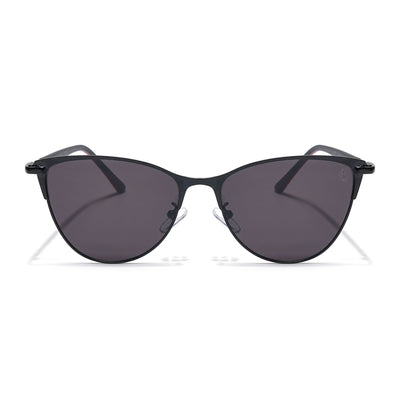 Eyejack Black Cateye Sunglasses for Women (7030CL843)