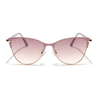 Eyejack Golden & Pink Cateye Sunglasses for Women (7030CL845)