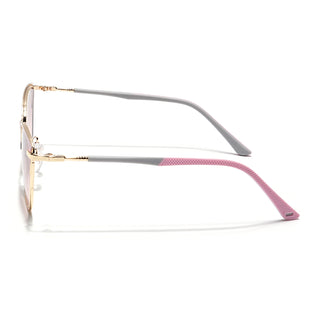 Eyejack Golden & Pink Cateye Sunglasses for Women (7030CL845)