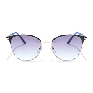 Eyejack Black & Silver Cateye Sunglasses for Women (7031CL819)