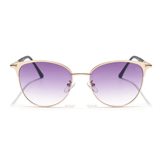 Eyejack Golden Cateye Sunglasses for Women (7031CL820)