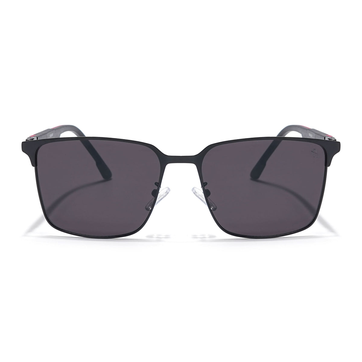 Eyejack Black Square Sunglasses for Men & Women (7032CL897)