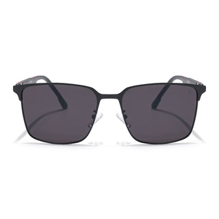 Eyejack Black Square Sunglasses for Men & Women (7032CL897)