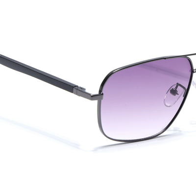Dawn - Purple Rectangle Sunglasses I (7035CL2126)