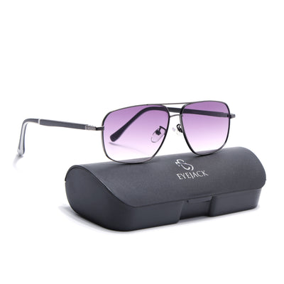 Dawn - Purple Rectangle Sunglasses I (7035CL2126)
