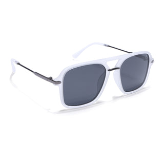 Eyejack Grey Wayfarer Polarized Sunglasses for Men & Women (7503PCL1277)