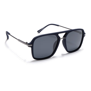 Eyejack Navy Blue Wayfarer Polarized Sunglasses for Men & Women (7503PCL1278)