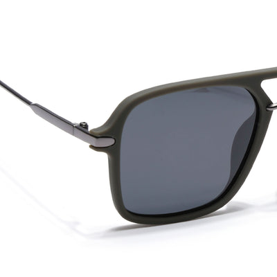 Eyejack Olive Wayfarer Polarized Sunglasses for Men & Women (7503PCL1280)