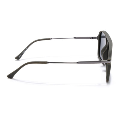 Eyejack Olive Wayfarer Polarized Sunglasses for Men & Women (7503PCL1280)