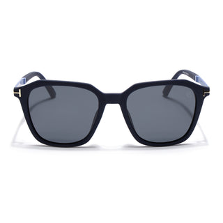 Eyejack Navy Blue Square Polarized Sunglasses for Men & Women (7524PCL1269)