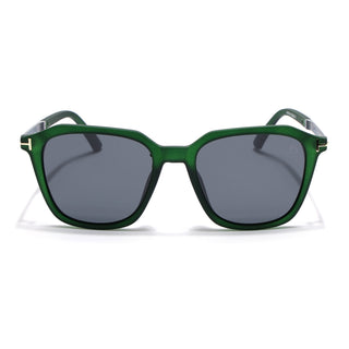 Eyejack Dark Green Square Polarized Sunglasses for Men & Women (7524PCL1271)