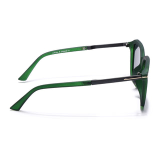 Eyejack Dark Green Square Polarized Sunglasses for Men & Women (7524PCL1271)