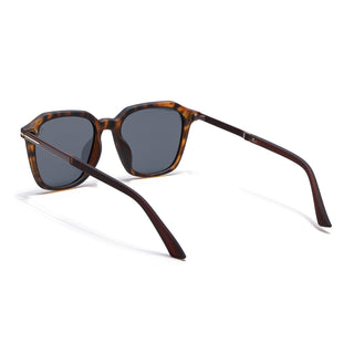 Eyejack Demi Brown Square Polarized Sunglasses for Men & Women (7524PCL1274)