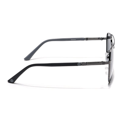 Eyejack Grey Aviator Polarized Sunglasses for Men & Women (8008PCL840)