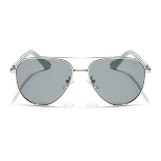 Eyejack Silver Aviator Sunglasses for Men & Women (8017PCL877)