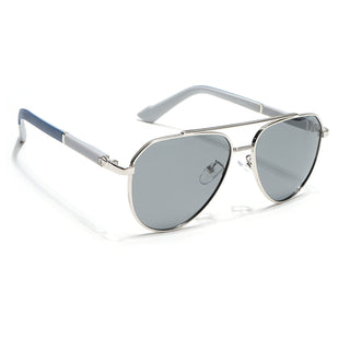 Eyejack Silver Aviator Sunglasses for Men & Women (8017PCL877)