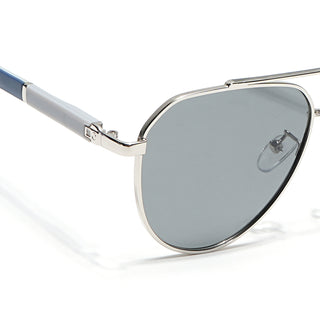 Eyejack Silver Aviator Sunglasses for Men & Women (8017PCL877)