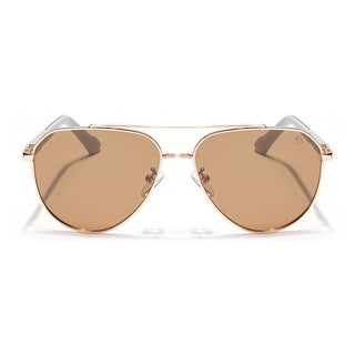 Eyejack Golden Aviator Sunglasses for Men & Women (8017PCL878)