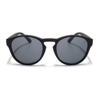 Eyejack Black Round Sunglasses for Men & Women (8018CL1047)