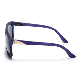 Eyejack Blue Wayfarer Sunglasses for Men & Women (8024CL1051)