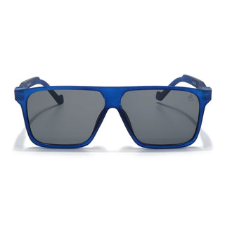 Eyejack Blue Square Sunglasses for Men & Women (805CL1027)