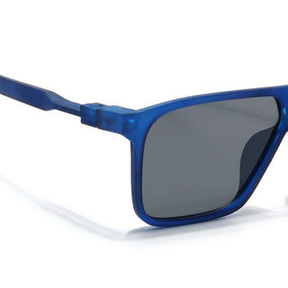 Eyejack Blue Square Sunglasses for Men & Women (805CL1027)